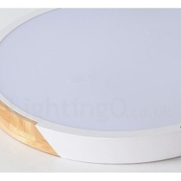 Dimmable Macaron Multi Colours Wood Ultra thin Ceiling Light with Acrylic Shade Ceiling Lamp Nordic Style