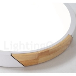Dimmable Macaron Multi Colours Wood Ultra thin Ceiling Light with Acrylic Shade Ceiling Lamp Nordic Style