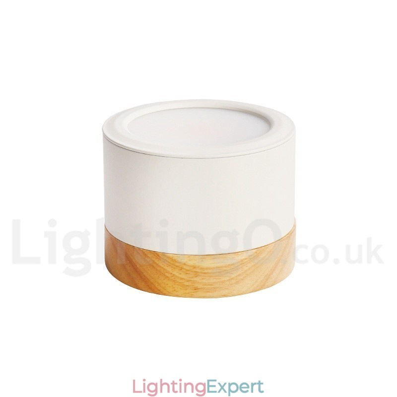 Wood Modern Design Mini Ceiling Light with Acrylic Shade Special for Also Can be Used as Wall Light