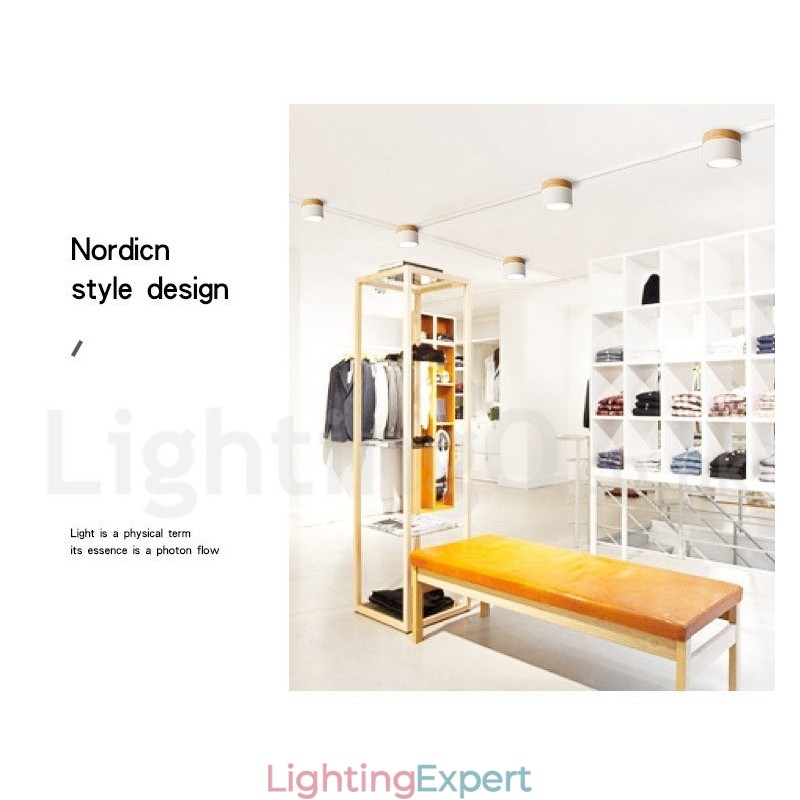 Wood Modern Design Mini Ceiling Light with Acrylic Shade Special for Also Can be Used as Wall Light