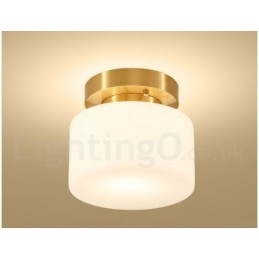 Retro Vintage Flush Mount Ceiling Light with Shade
