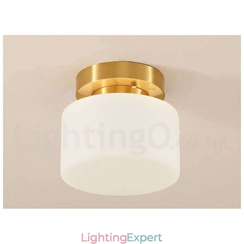 Retro Vintage Flush Mount Ceiling Light with Shade