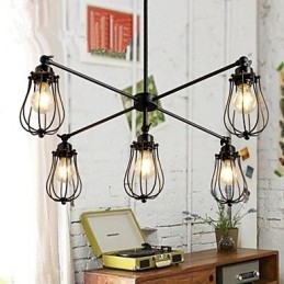 Chandelier Mini Style Modern Contemporary Metal