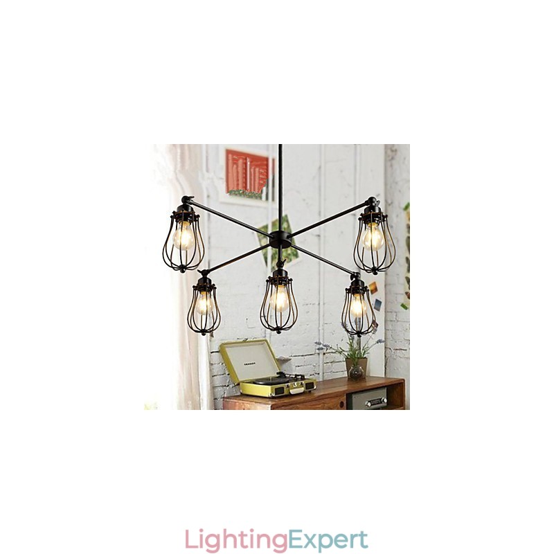 Chandelier Mini Style Modern Contemporary Metal