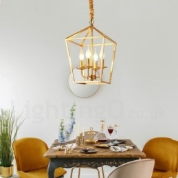 Pure Brass Rustic Lodge Nordic Style Pendant Light