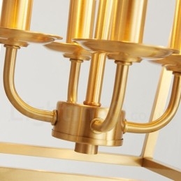 Pure Brass Rustic Lodge Nordic Style Pendant Light