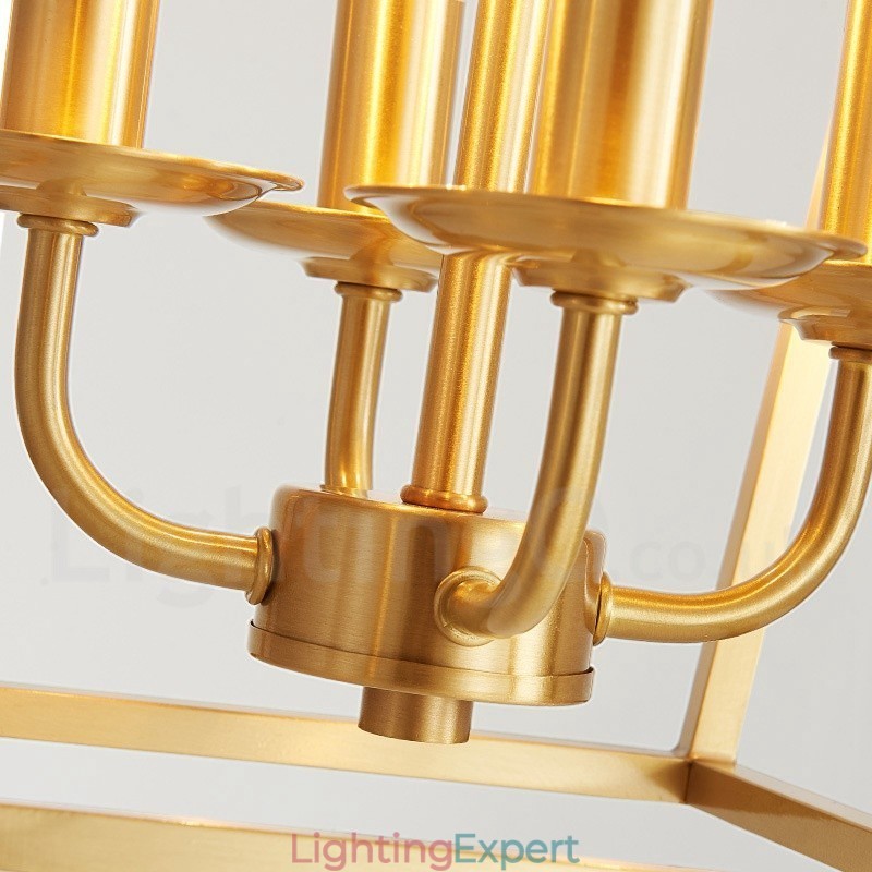 Pure Brass Rustic Lodge Nordic Style Pendant Light