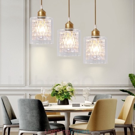 Pure Brass Rustic Lodge Nordic Style Pendant Light with Glass Shade Pure Brass Rustic Lodge Nordic Style Pendant Light with Glass Shade