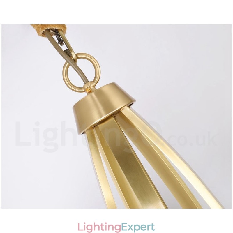 12 Light Pure Brass Large Luxurious Rustic Retro Vintage Brass Pendant Chandelier with Glass Shades