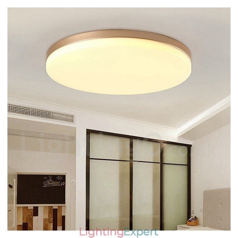 Ultra Thin Round Dimmable Modern Contemporary Nordic Style Flush Mount Ceiling Lights with Acrylic Shade Also Can Be Used As Wall Light