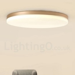 Ultra Thin Round Dimmable Modern Contemporary Nordic Style Flush Mount Ceiling Lights with Acrylic Shade Also Can Be Used As Wall Light