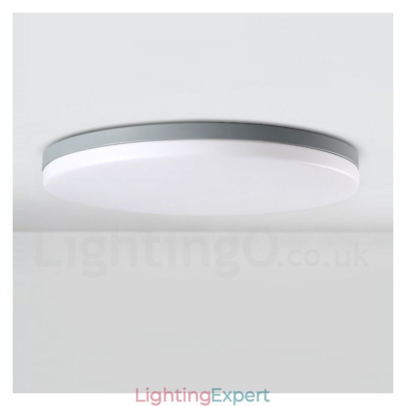 Ultra Thin Round Dimmable Modern Contemporary Nordic Style Flush Mount Ceiling Lights with Acrylic Shade Also Can Be Used As Wall Light