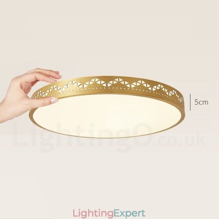 Round Pure Brass Modern Contemporary Nordic Style Flush Mount Ceiling Light with Acrylic Shade Round Pure Brass Modern Contemporary Nordic Style Flush Mount Ceiling Light with Acrylic Shade