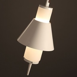 2 Light Mini Style Modern Contemporary Metal Pendant Light