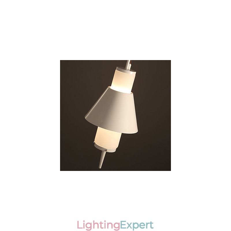2 Light Mini Style Modern Contemporary Metal Pendant Light
