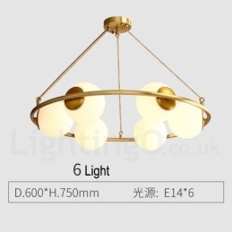 Pure Brass Bean Style Rustic Lodge Round Chandelier with White Shades