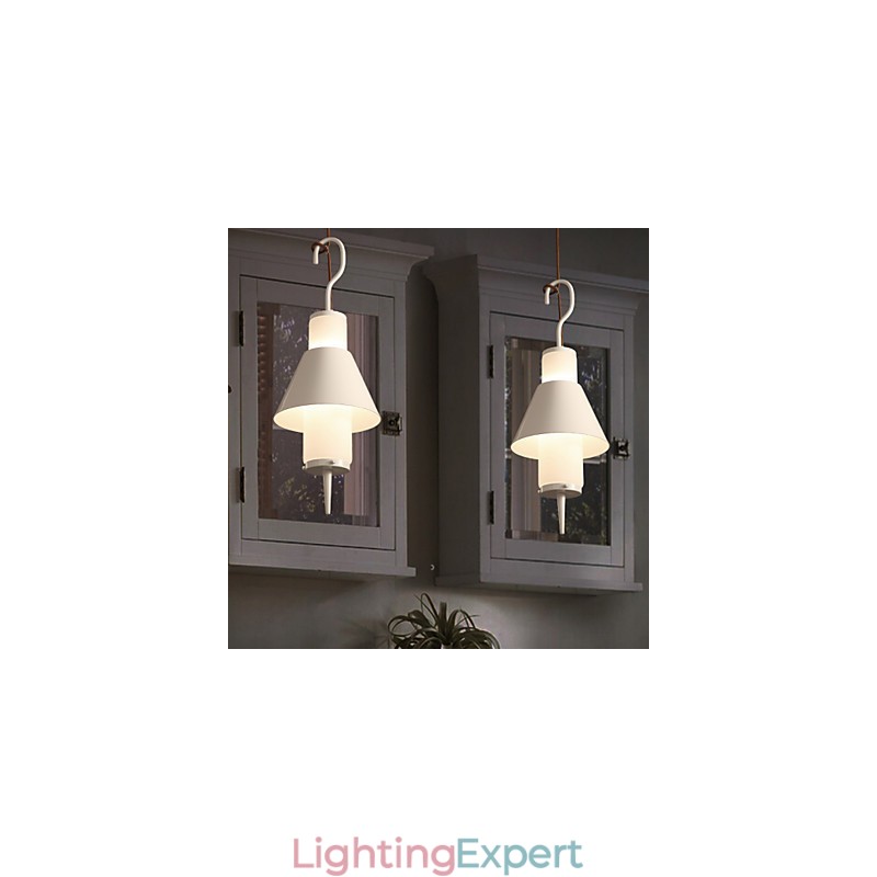 2 Light Mini Style Modern Contemporary Metal Pendant Light