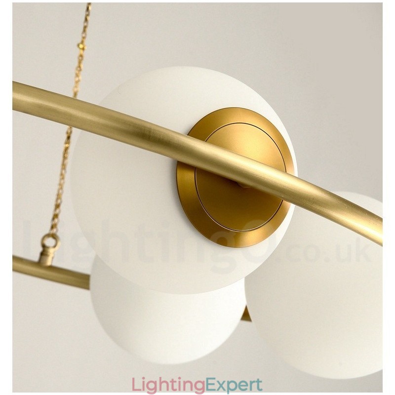 Pure Brass Bean Style Rustic Lodge Round Chandelier with White Shades