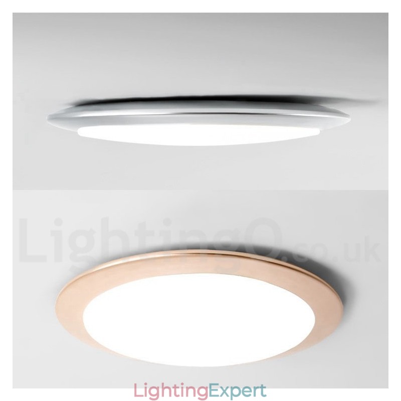 4CM Thick Super Thin Dimmable Modern Contemporary Nordic Style Flush Mount Ceiling Lights with Acrylic Shade with Remote Control Also Can Be Used As Wall Light