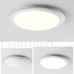 4CM Thick Super Thin Dimmable Modern Contemporary Nordic Style Flush Mount Ceiling Lights with Acrylic Shade with Remote Control Also Can Be Used As Wall Light