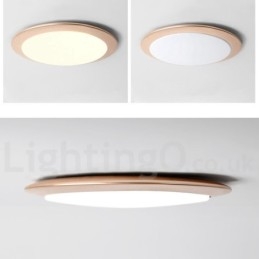 4CM Thick Super Thin Dimmable Modern Contemporary Nordic Style Flush Mount Ceiling Lights with Acrylic Shade with Remote Control Also Can Be Used As Wall Light