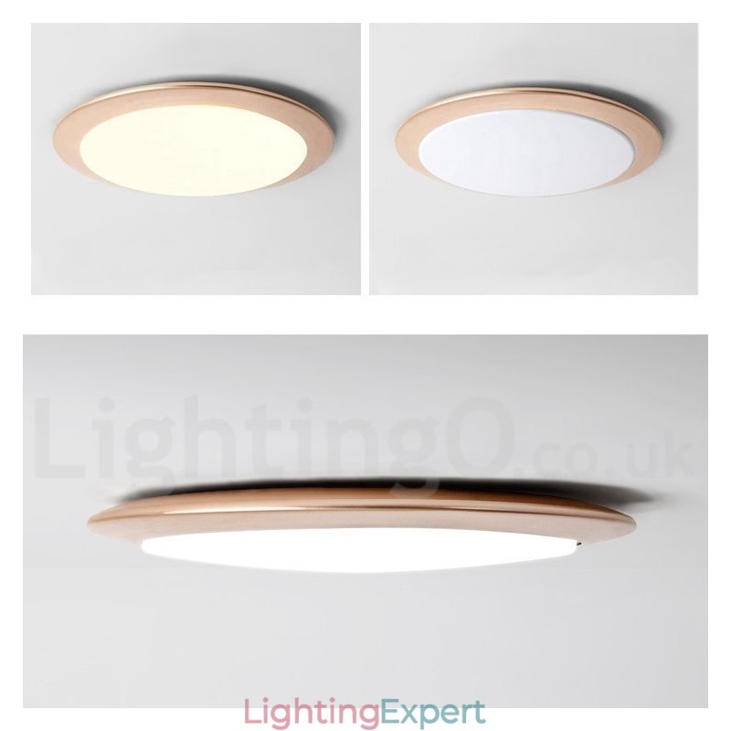 4CM Thick Super Thin Dimmable Modern Contemporary Nordic Style Flush Mount Ceiling Lights with Acrylic Shade with Remote Control Also Can Be Used As Wall Light