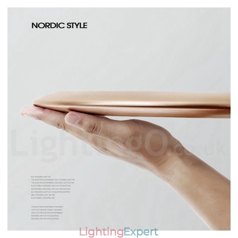 4CM Thick Super Thin Dimmable Modern Contemporary Nordic Style Flush Mount Ceiling Lights with Acrylic Shade with Remote Control Also Can Be Used As Wall Light
