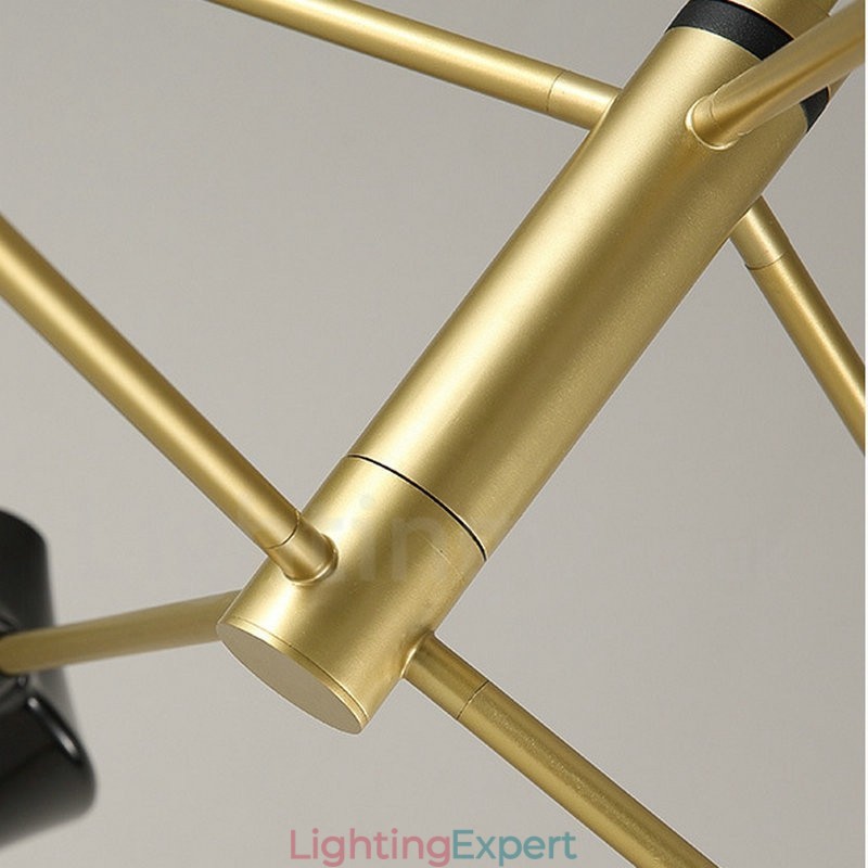 Two Tiers Multi Colours Linear Retro Chandelier 8 Light with Acrylic Shades Outdoors Garage