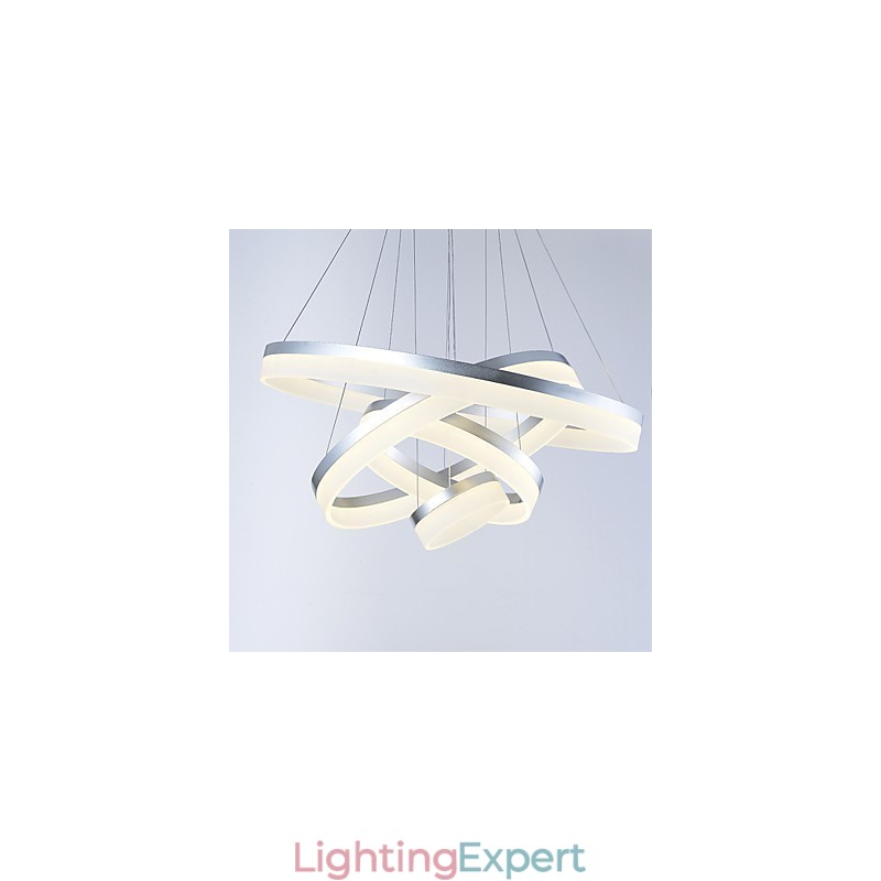 Acrylic Chandelier Ring Pendant Light Lighting Fixtures with