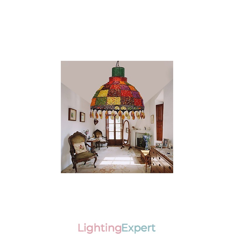 Mini Style Vintage Chandelier Manual lamp