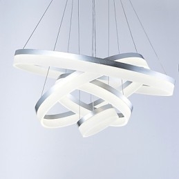 Acrylic Chandelier Ring Pendant Light Lighting Fixtures with