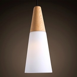 Chandelier Mini Style Modern Contemporary Wood Bamboo