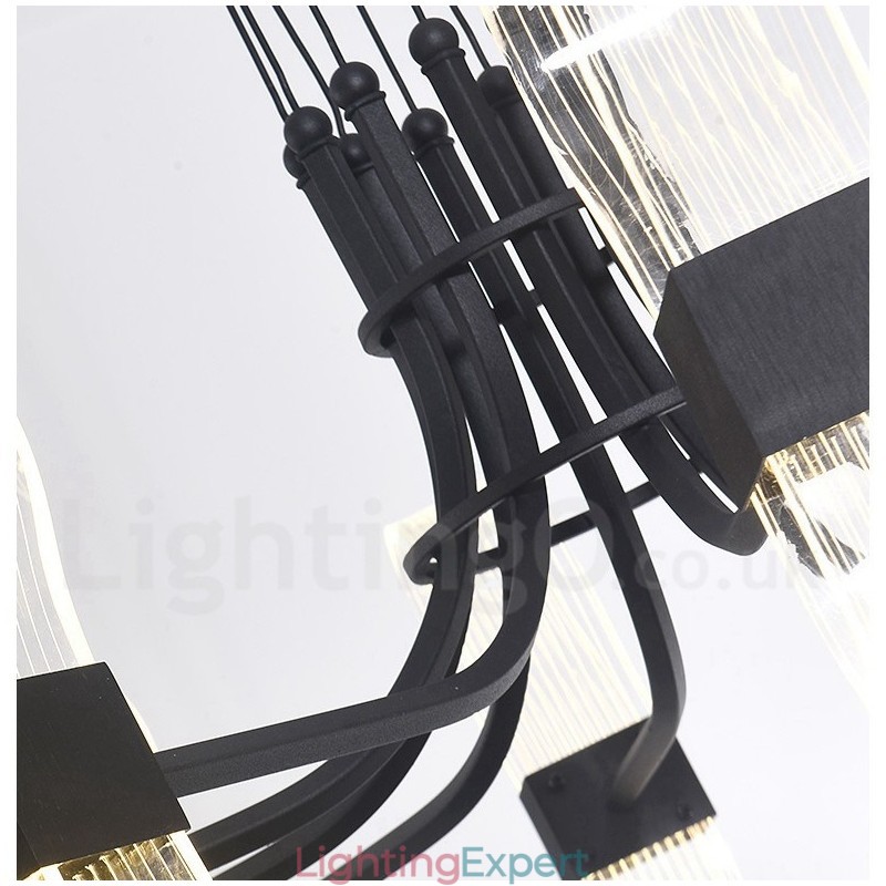 10 Light Nordic Post Modern 2021 Design Chandelier with Acrylic Shades