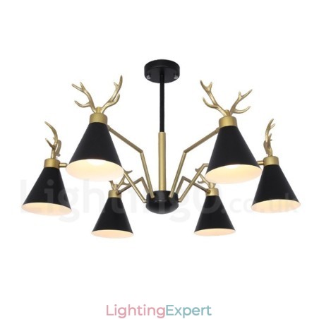 6 Light Nordic Macaron Modern Antlers Chandelier 6 Light Nordic Macaron Modern Antlers Chandelier