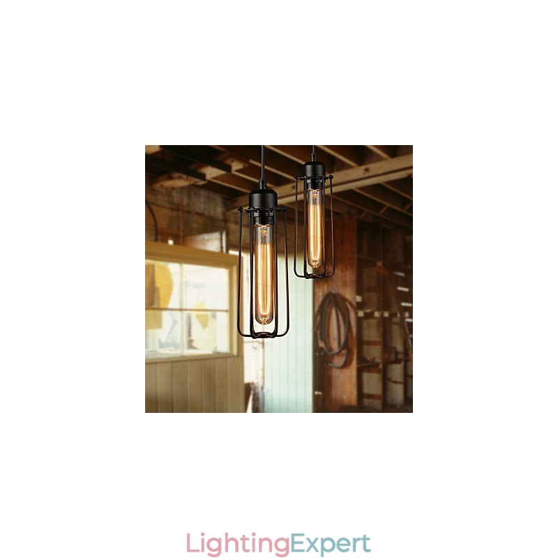 Chandelier Mini Style Rustic Lodge Retro Metal 3 Light Pendant Light