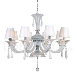 Clear Crystal Candle Chandelier