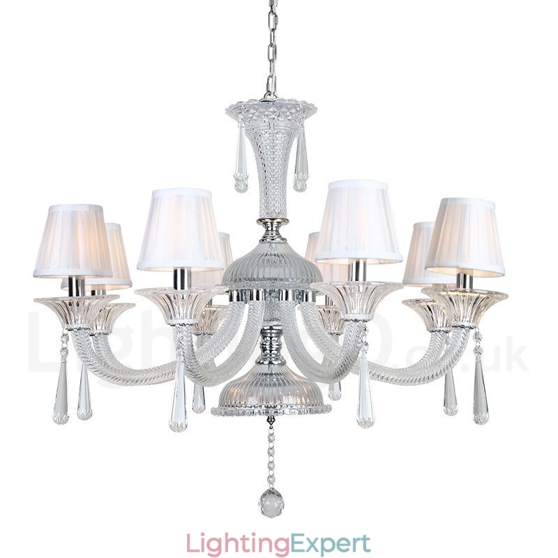 Clear Crystal Candle Chandelier