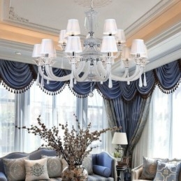 Clear Crystal Candle Chandelier