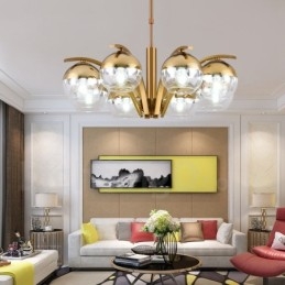 Nordic Fashion Gold Silver Chandelier