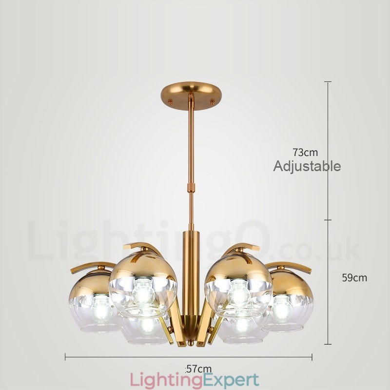 Nordic Fashion Gold Silver Chandelier