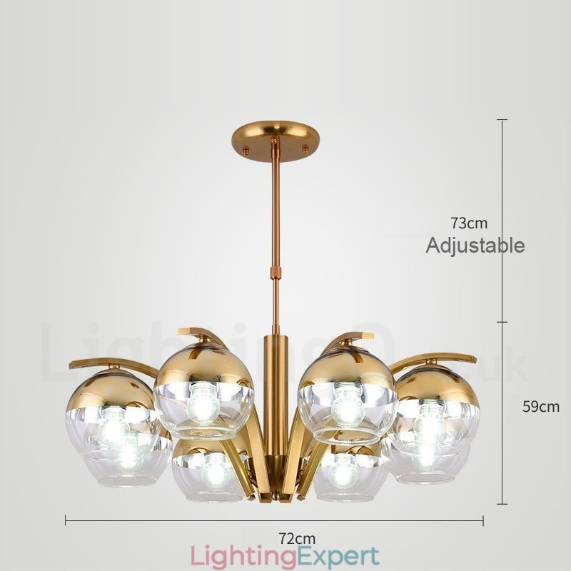 Nordic Fashion Gold Silver Chandelier