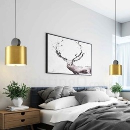 4 Styles Gold Black Postmodern Pendant Light