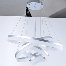 Acrylic Chandelier Ring Pendant Light Lighting Fixtures with