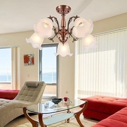 Modern Contemporary Traditional Classic Retro Electroplated Metal Flush Mount