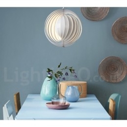Globe White Rotate Postmodern DIY Pendant Light