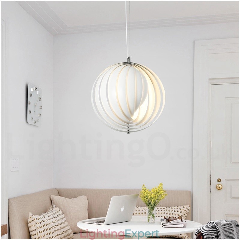 Globe White Rotate Postmodern DIY Pendant Light
