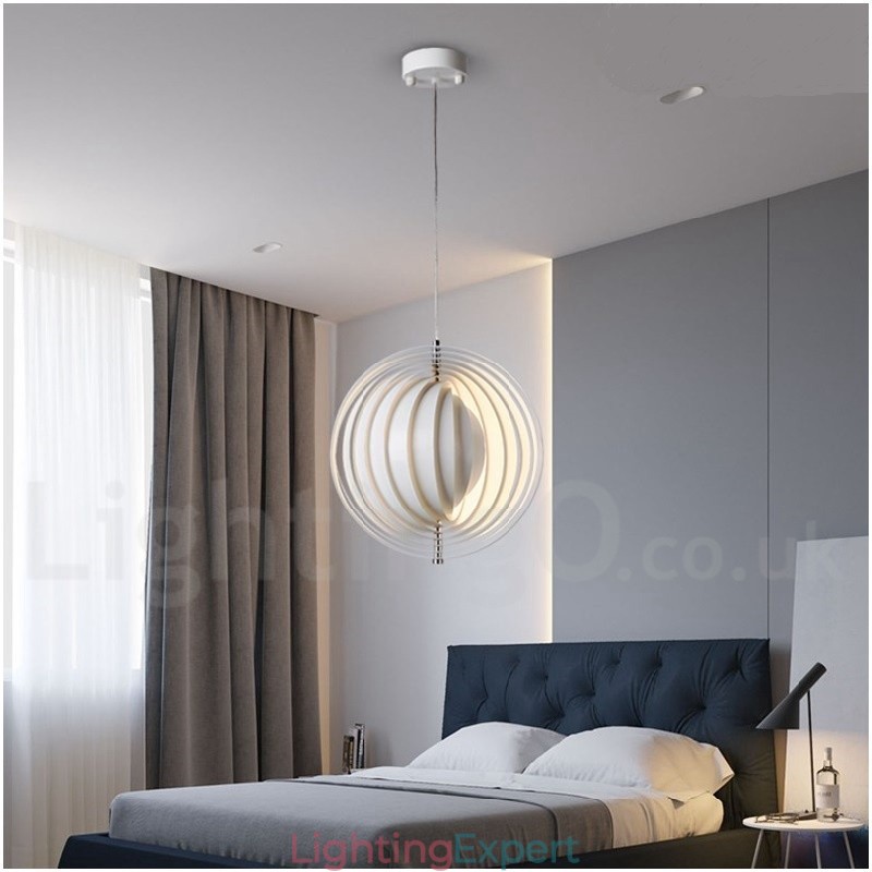 Globe White Rotate Postmodern DIY Pendant Light