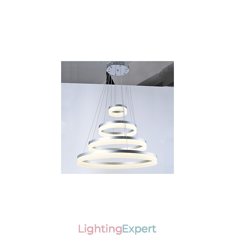 Acrylic Chandelier Ring Pendant Light Lighting Fixtures with