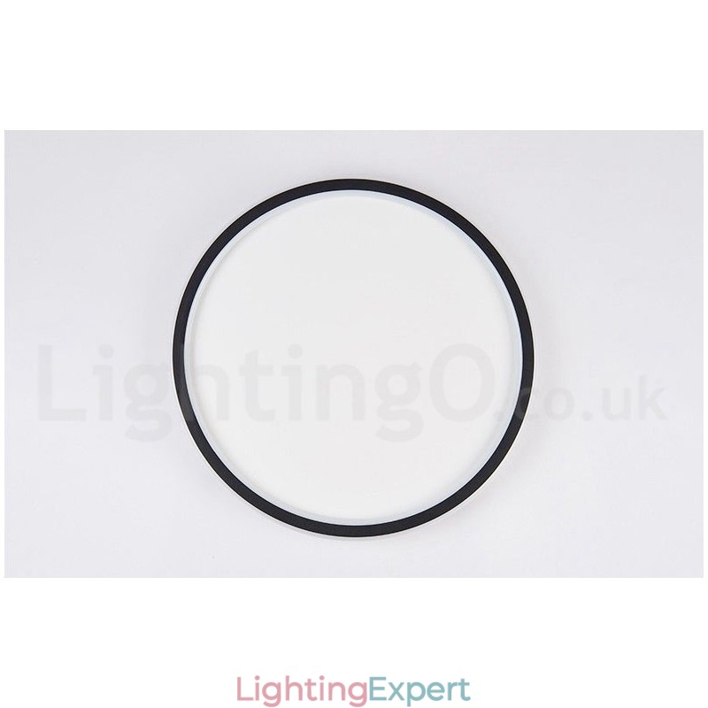 Ultra Thin Dimmable Modern Contemporary Nordic Style Flush Mount Ceiling Lights with Remote Control Also Can Be Used As Wall Light