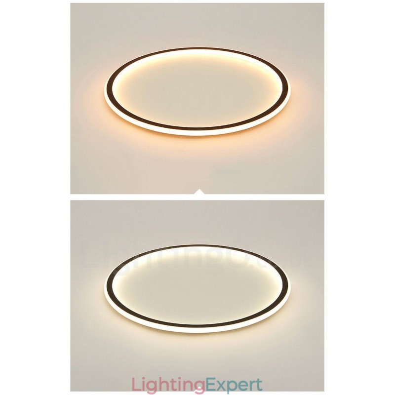 Ultra Thin Dimmable Modern Contemporary Nordic Style Flush Mount Ceiling Lights with Remote Control Also Can Be Used As Wall Light